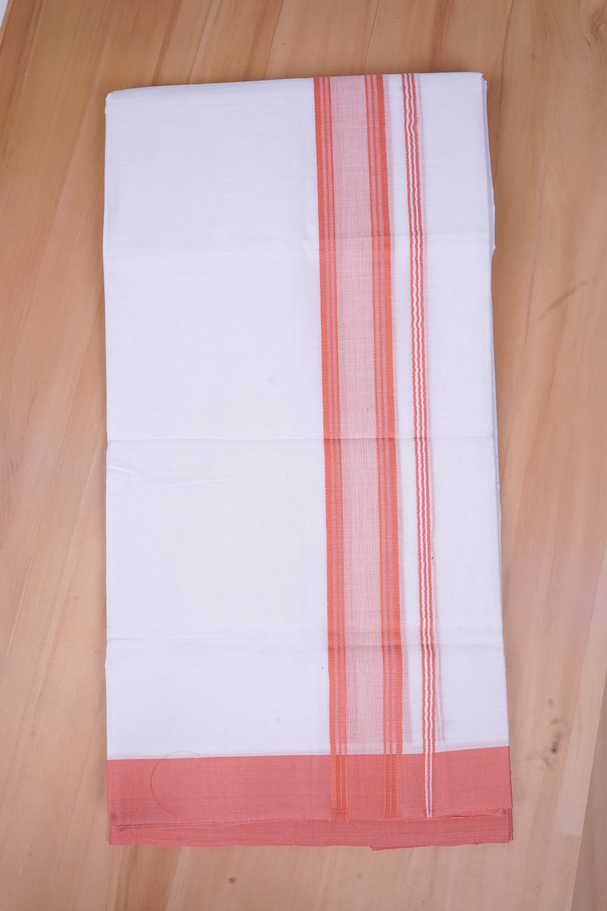 FCD-423 W/D DHOTI 3.80 MTR- Light Red