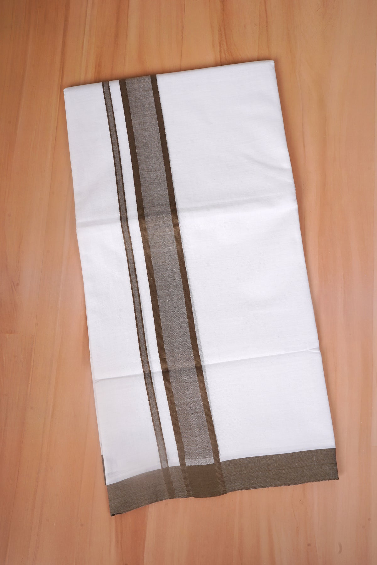 FCD-624 W/D DHOTI 3.80 MTR - Dark Brown