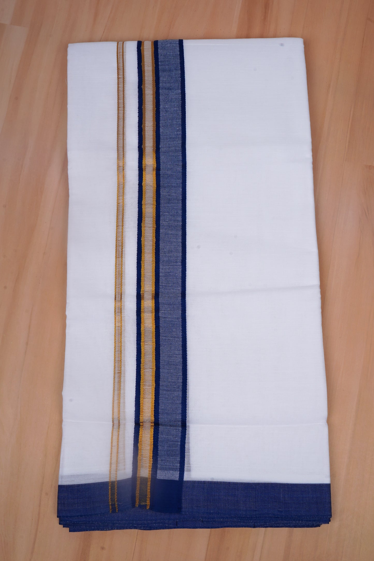 FCD-531 W/D DHOTI 3.80 MTR-Dark Blue