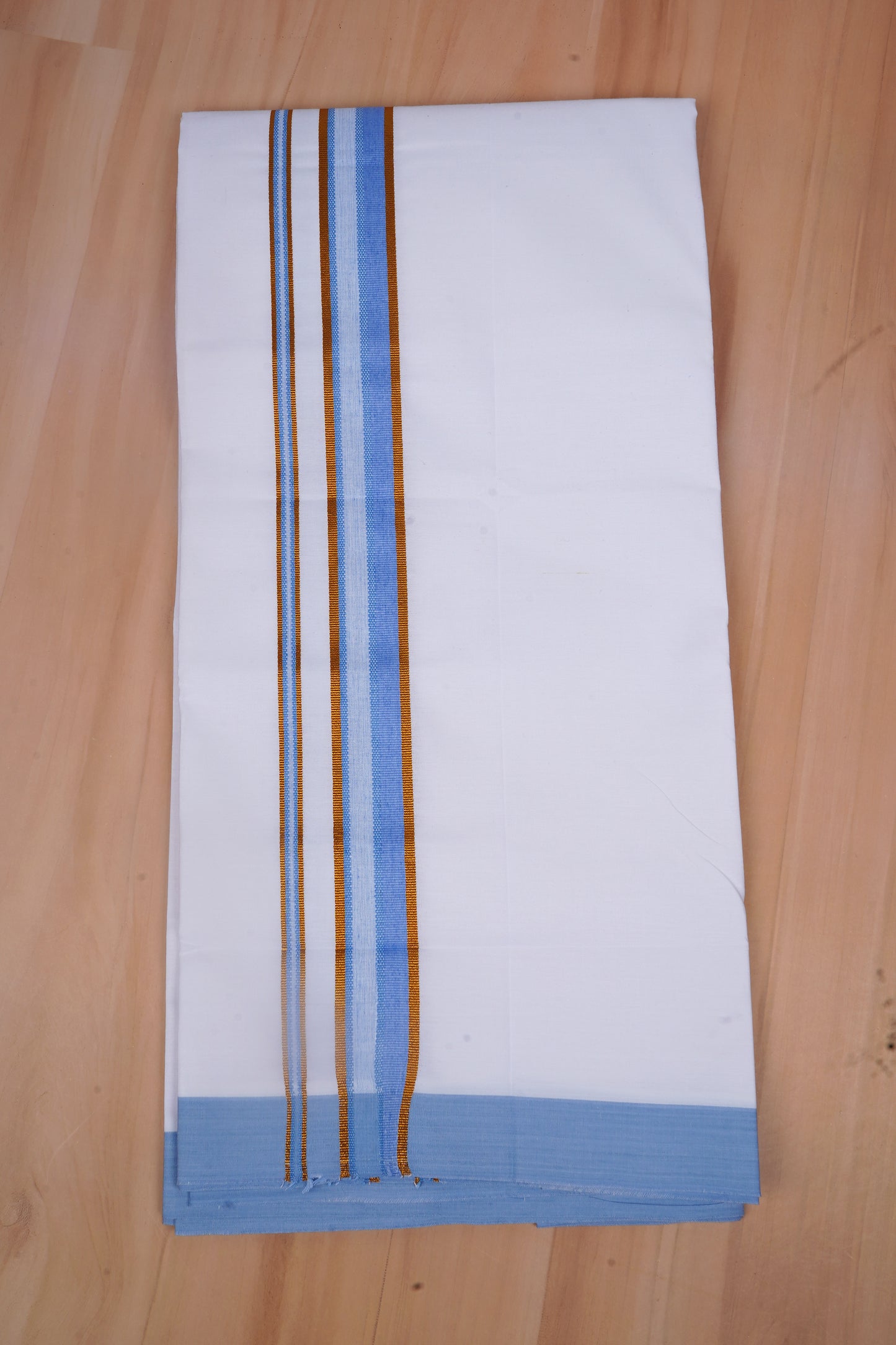 Popular Choice W/S Dhoti 2.00 MTR - Sky Blue
