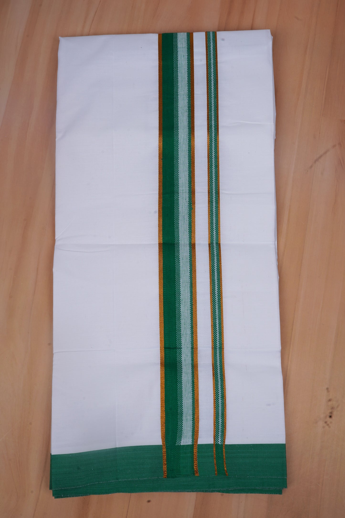 Popular Choice W/S Dhoti 2.00 MTR - Dark Green