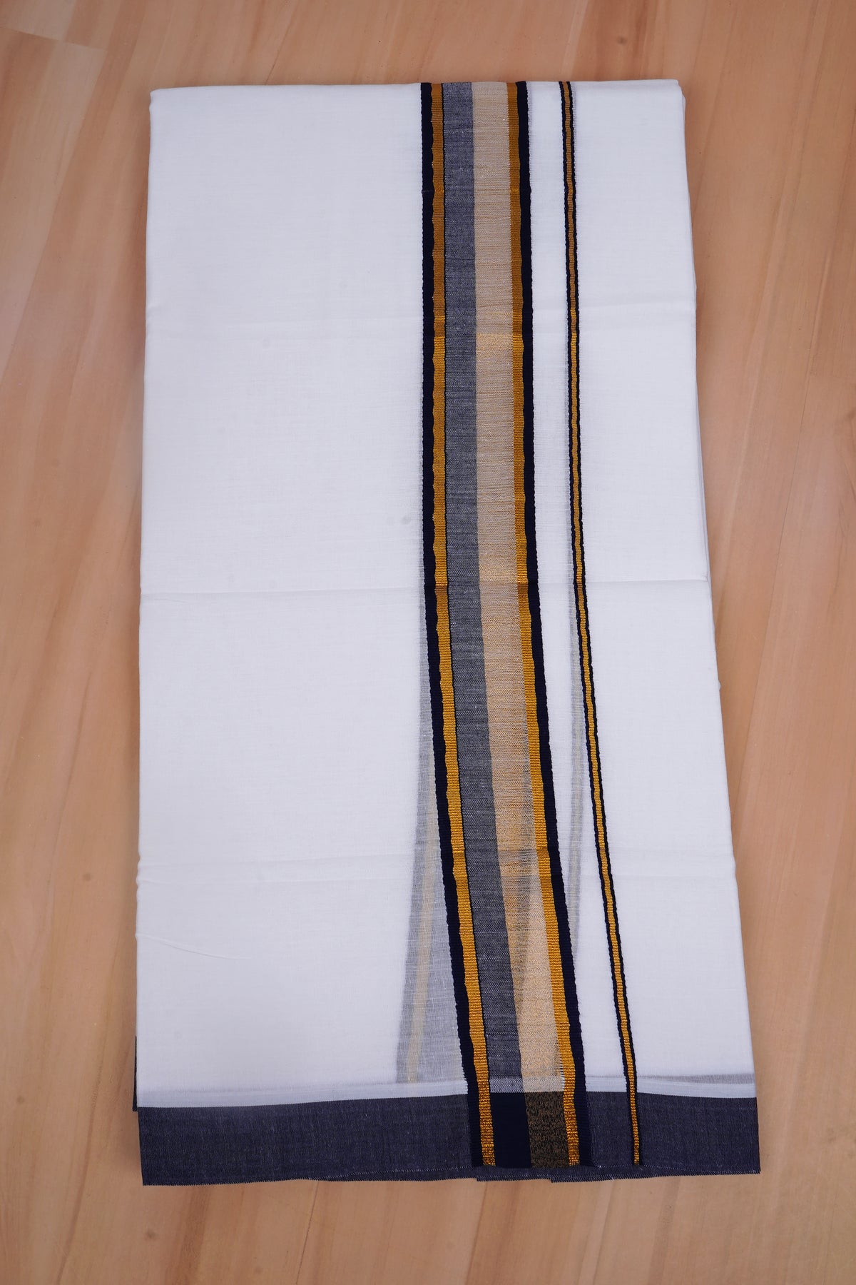 FCD-519 W/D DHOTI 3.80 MTR-Dark Blue