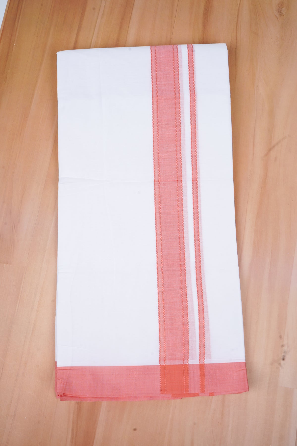 425FD-02 W/D DHOTI 4.25 MTR- Light Red