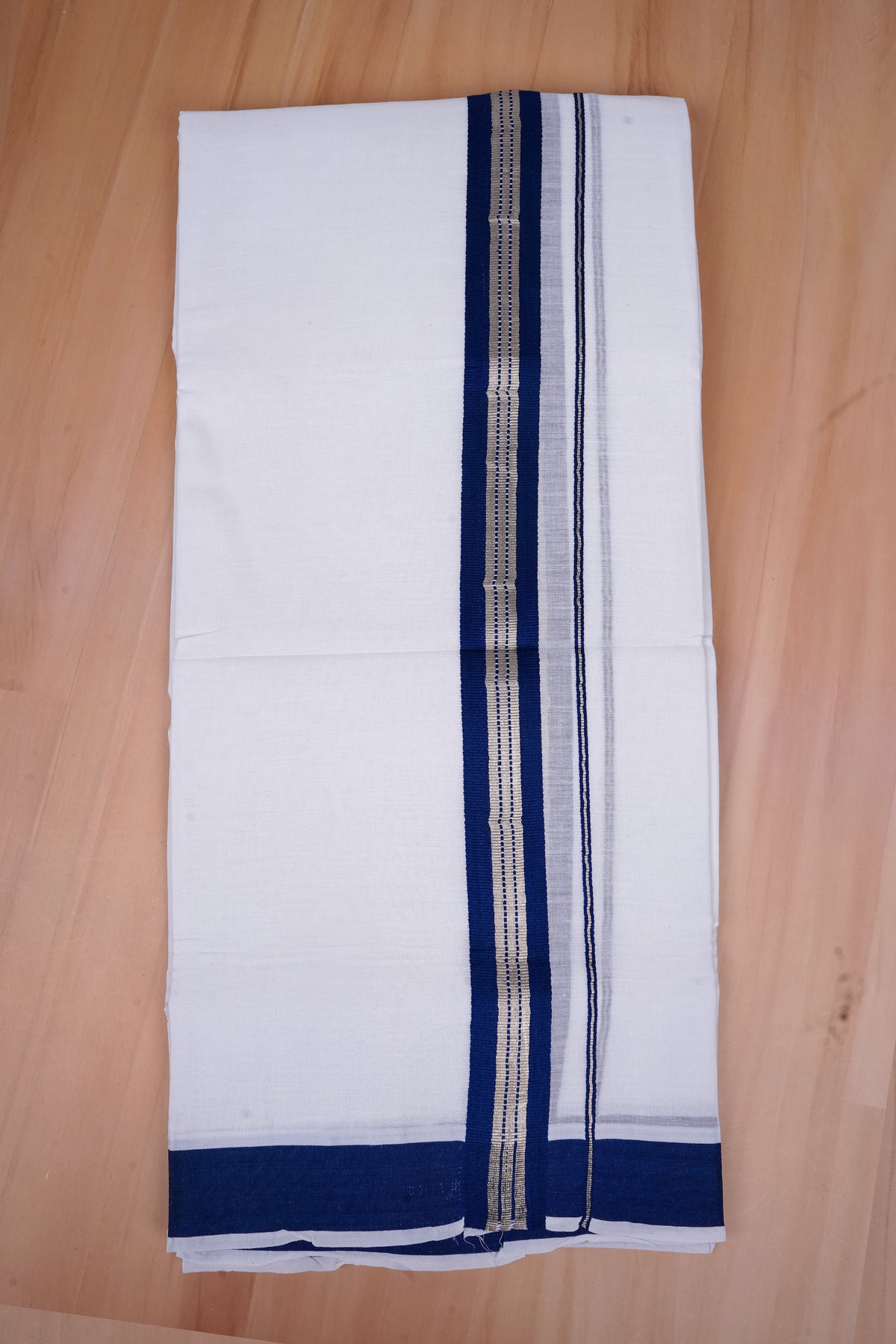 FCD-565 W/D DHOTI 3.80 MTR - Dark blue