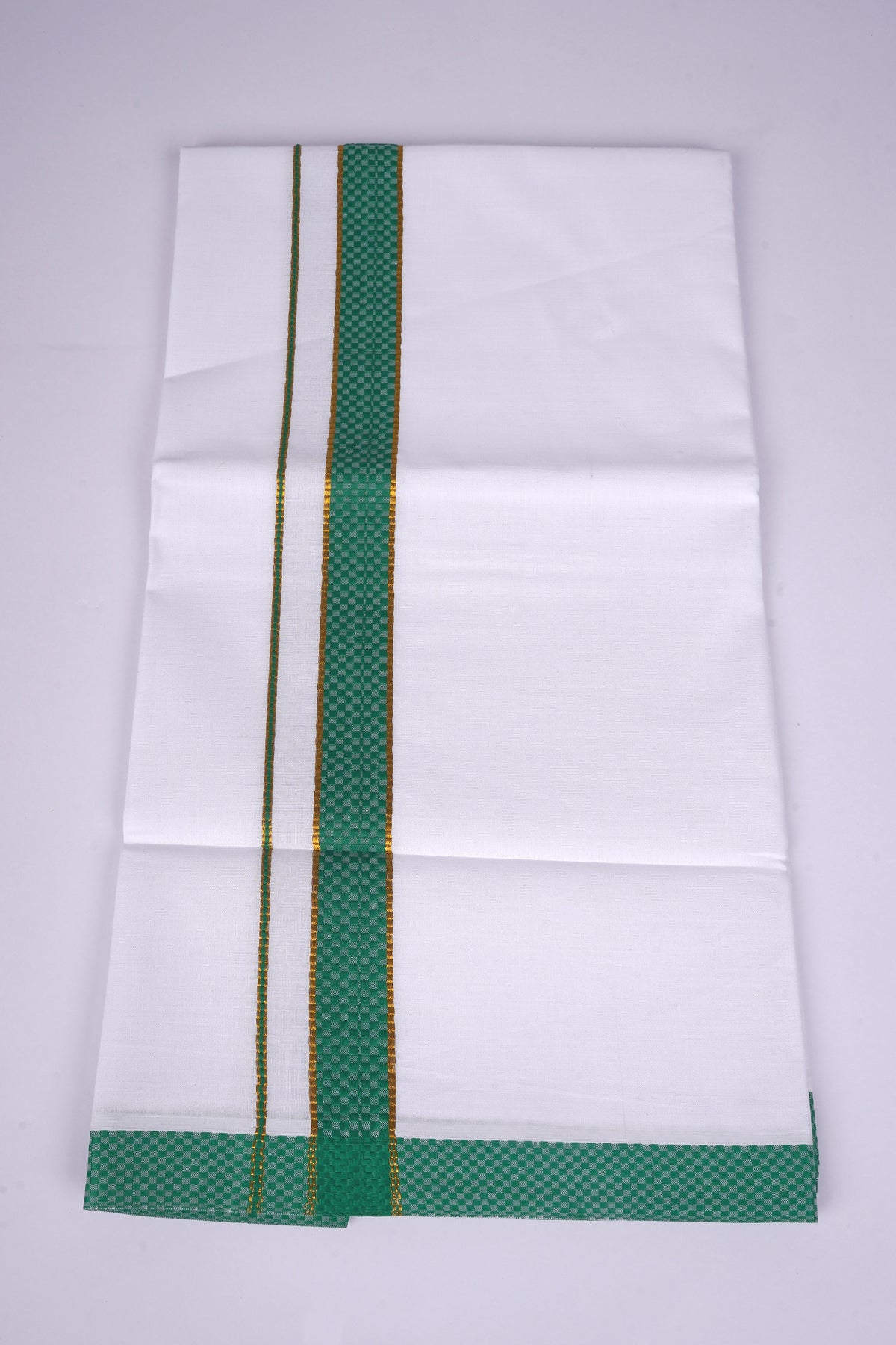 FD-200 W/D DHOTI 3.80 MTR - Dark Green