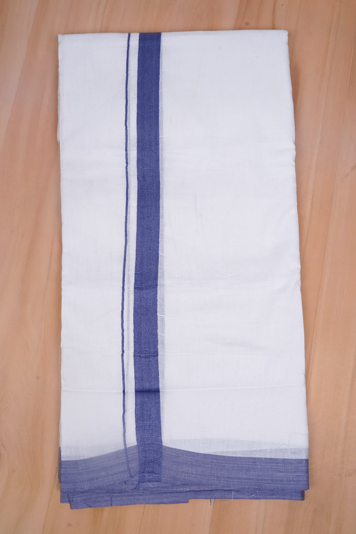 FCD-381 W/D DHOTI 3.80 MTR - Blue