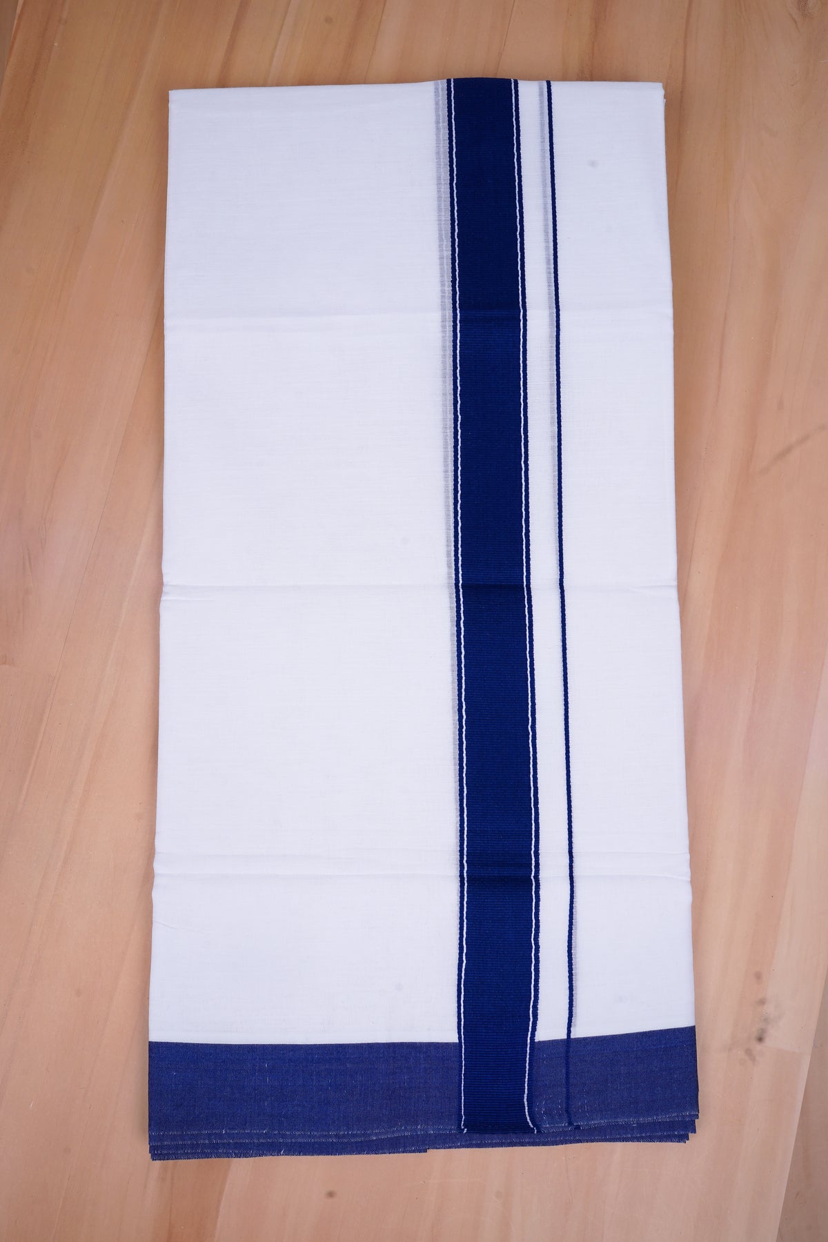 FCD-487 W/D DHOTI 3.80 MTR-Dark Blue