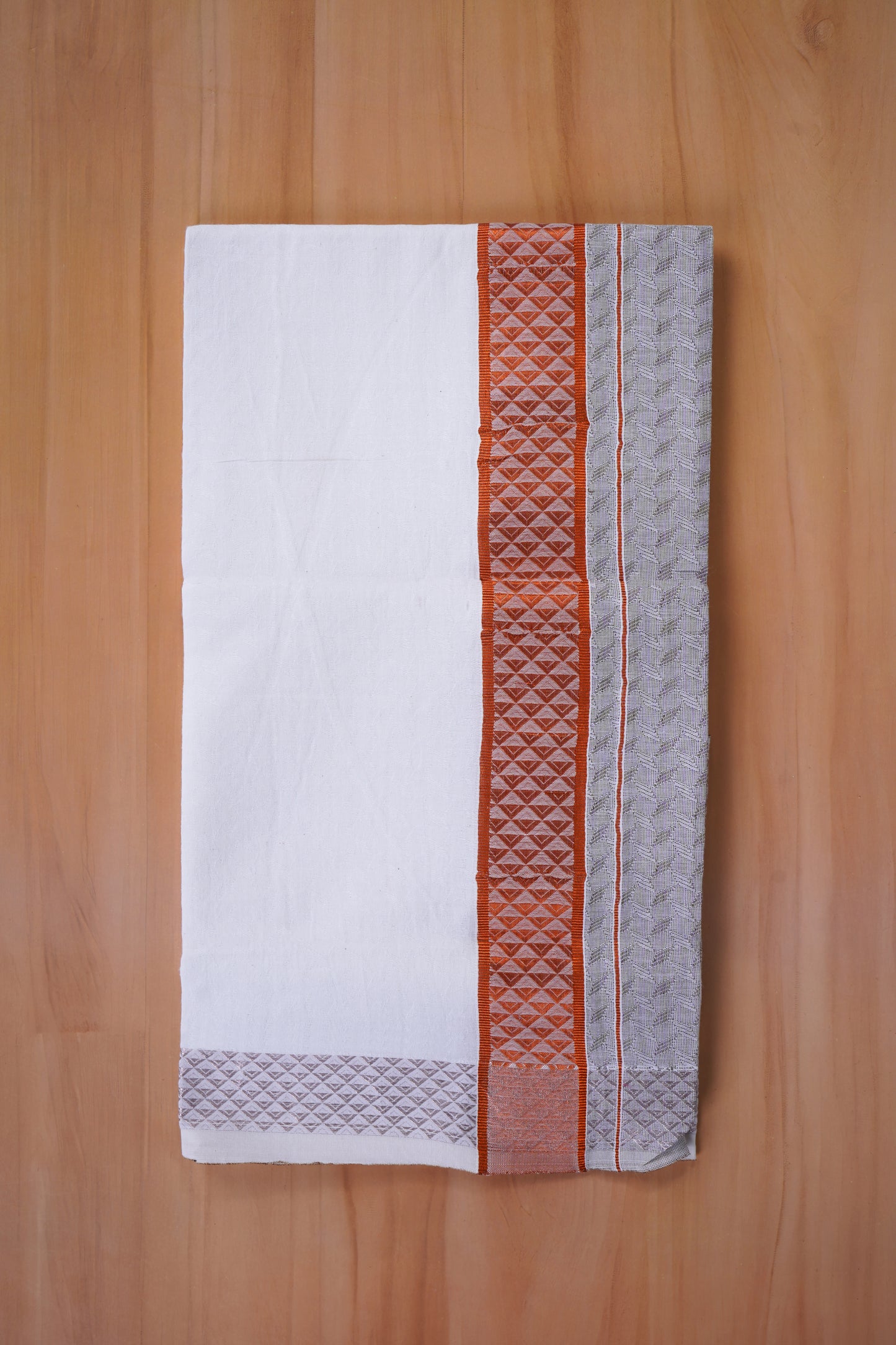 Aayush Cotton Jaquard Shirtings & Dhoti Single Set - D11