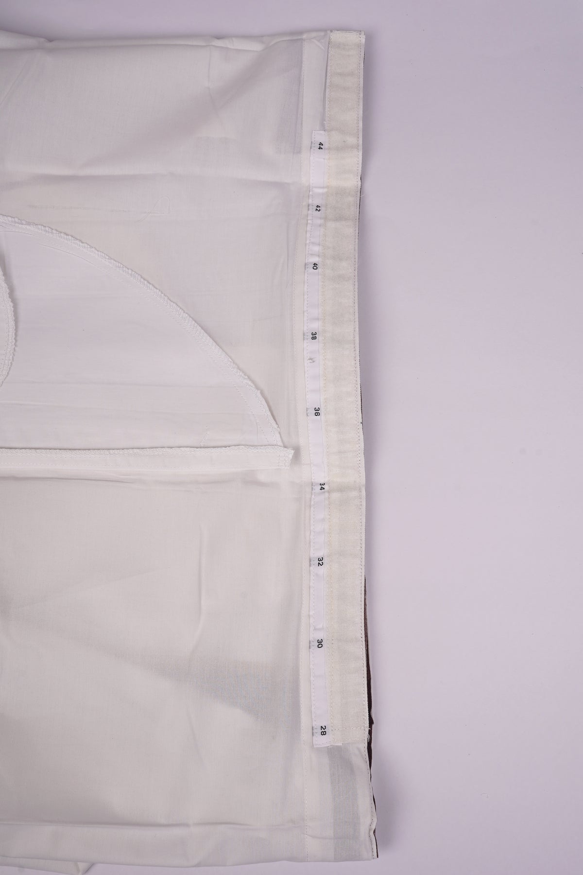 PKT FS-01 VELCRO WHITE SINGLE DHOTI - Maroon
