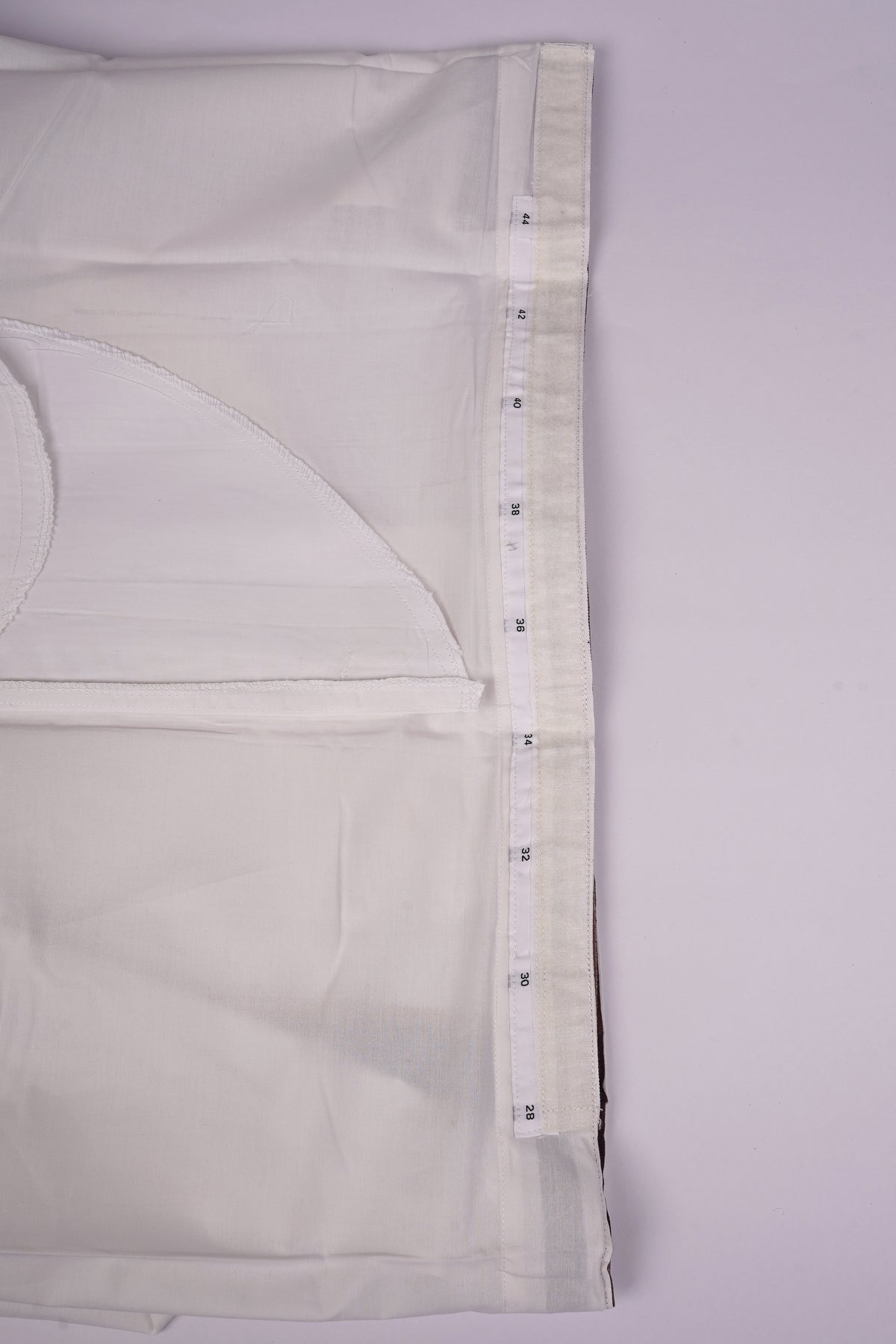 PKT FD-01 VELCRO WHITE DOUBLE DHOTI - Orange
