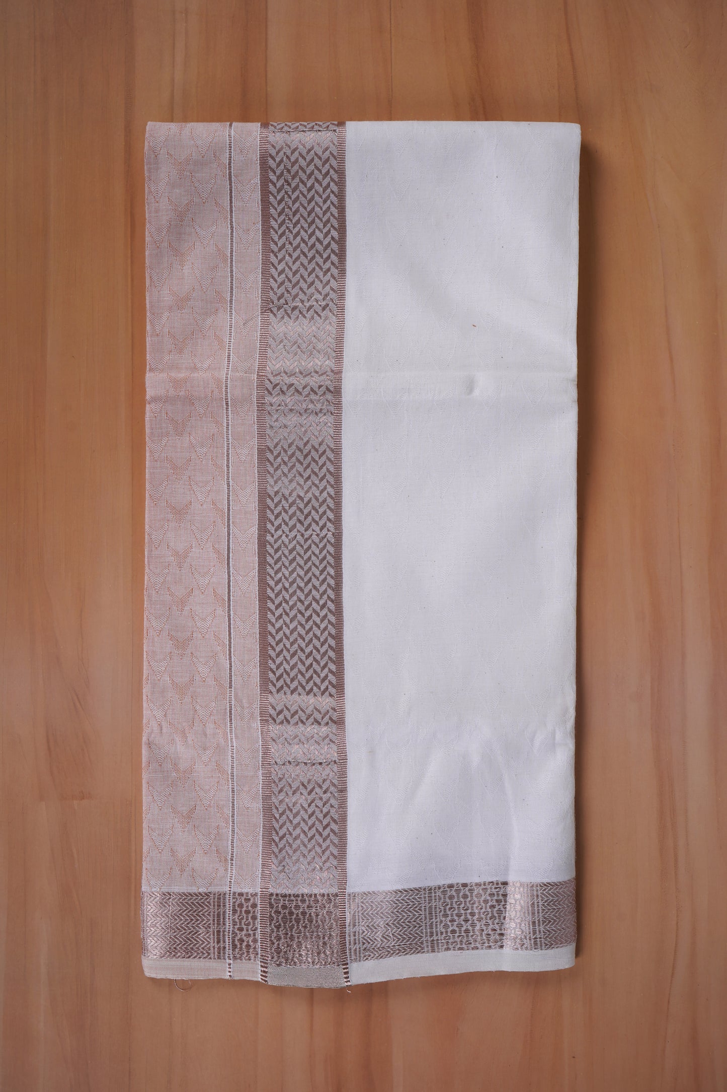 Aayush Cotton Jaquard Shirtings & Dhoti Single Set - D16