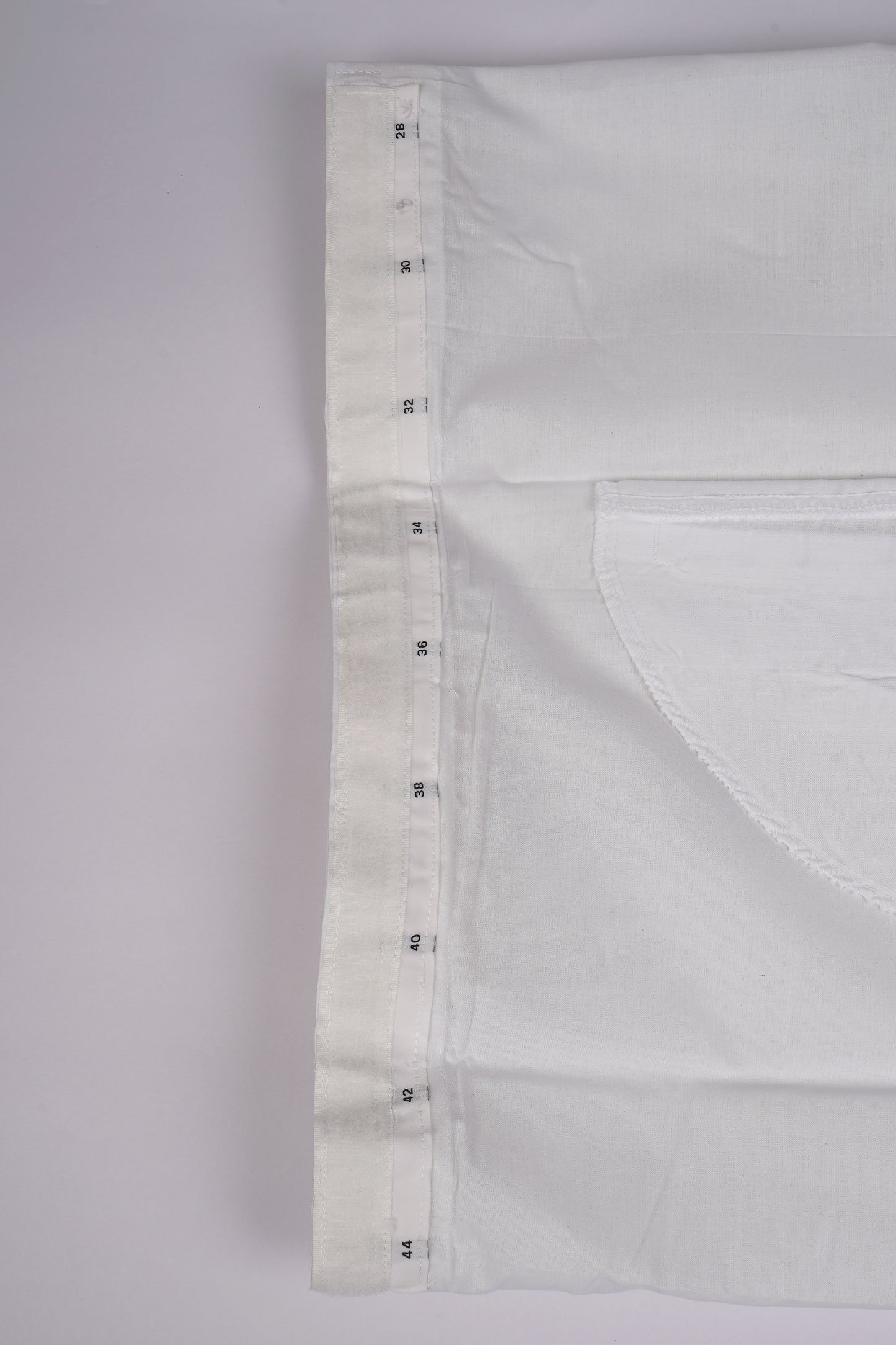 PKT GLS-02 VELCRO WHITE SINGLE DHOTI