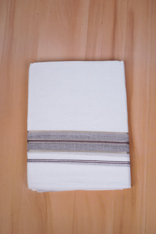 FCD-477 W/D DHOTI 3.80 MTR - Silver