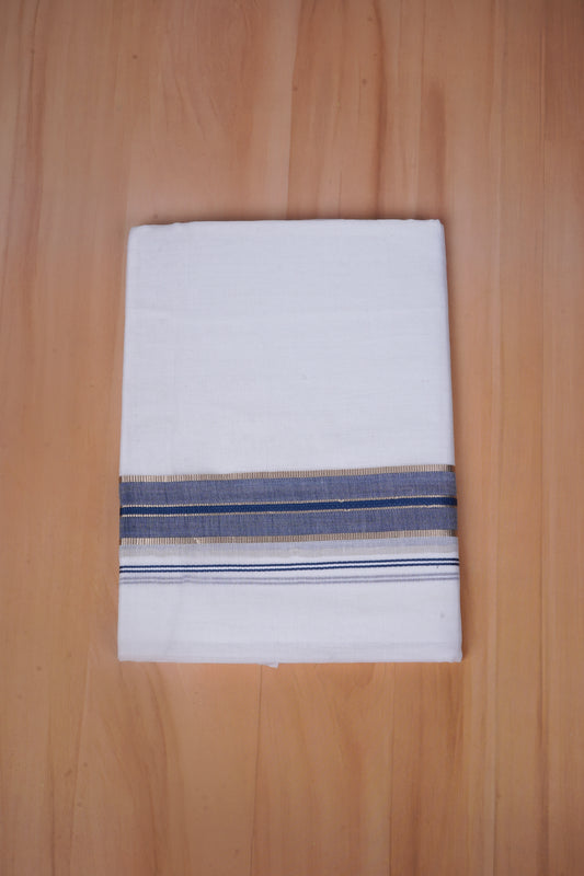 FCD-477 W/D DHOTI 3.80 MTR - Dark Blue
