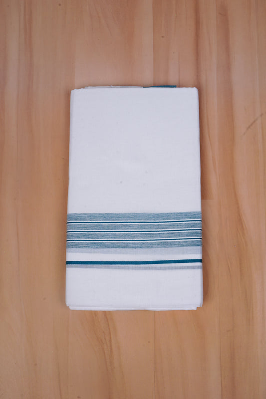 FCD-599 W/D DHOTI 3.80 MTR - Sea Blue