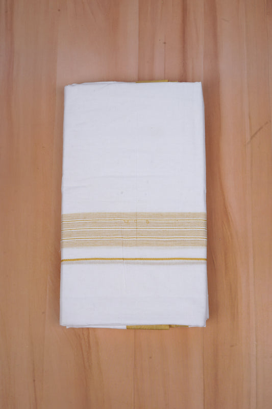 FCD-599 W/D DHOTI 3.80 MTR - Light Yellow