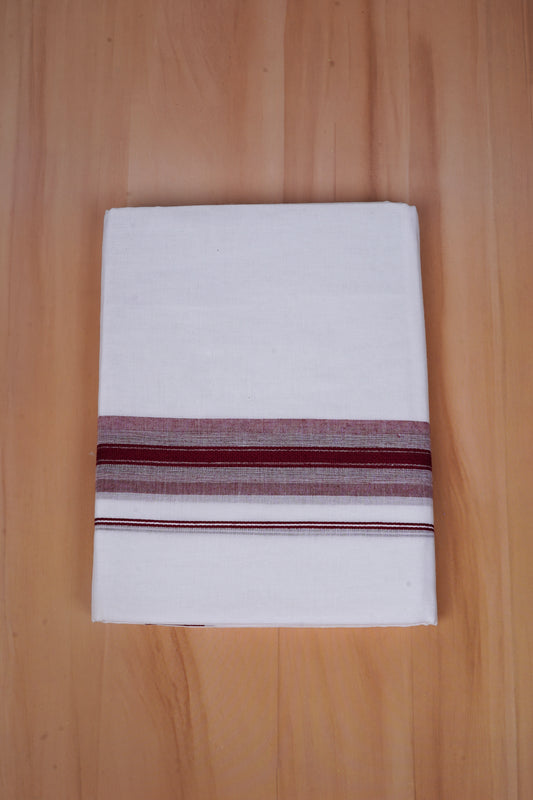 FCD-582 W/D DHOTI 3.80 MTR -Dark Maroon