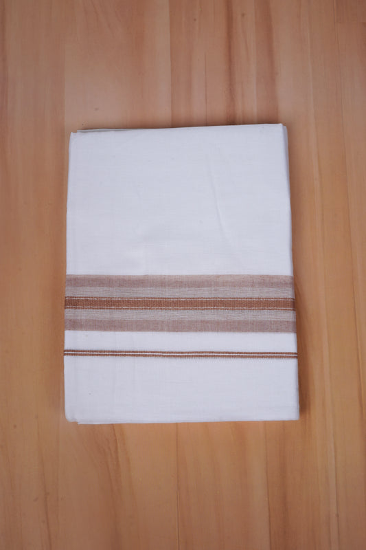 FCD-582 W/D DHOTI 3.80 MTR -Brown