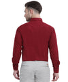 Shop Stain Free Full Sleeve Formal Maroon Color Shirt For Men