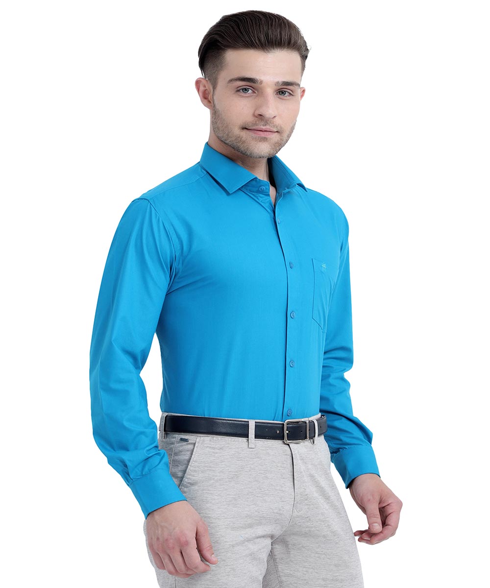 MCR Stain Free Full Sleeve Formal Color Shirt For Men - 68003