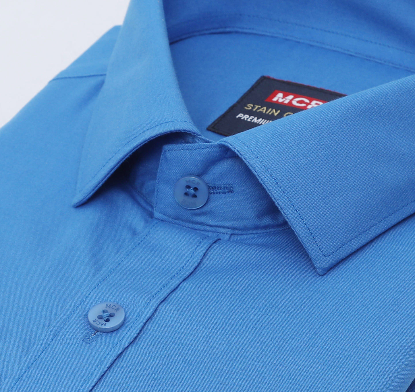 Stain Free Full Sleeve Formal Blue Color Shirt For Men