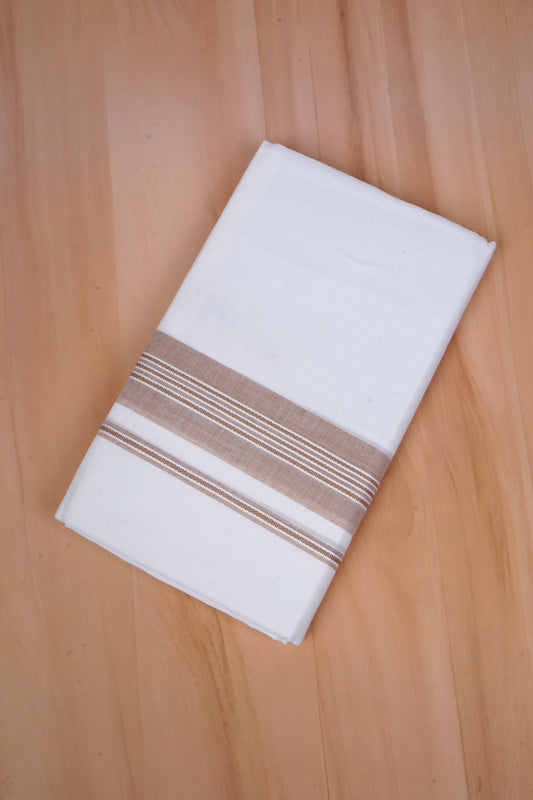 FCD-613 W/D DHOTI 3.80 MTR - Light brown