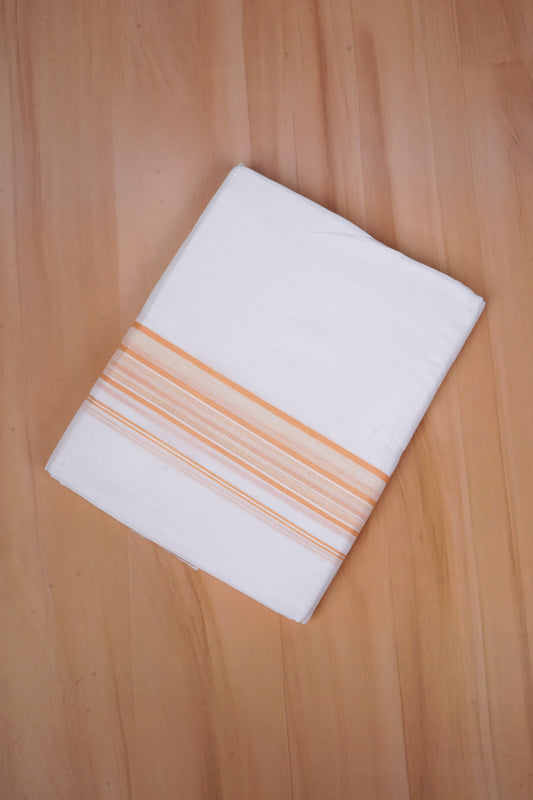 FCD-583 W/D DHOTI 3.80 MTR - Light Orange