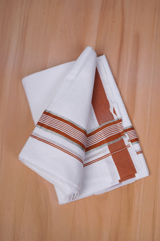 FCD-589 W/D DHOTI 3.80 MTR - brown