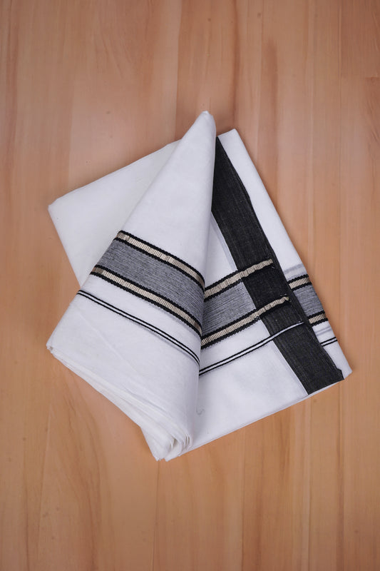 FCD-517 W/D DHOTI 3.80 MTR - Black