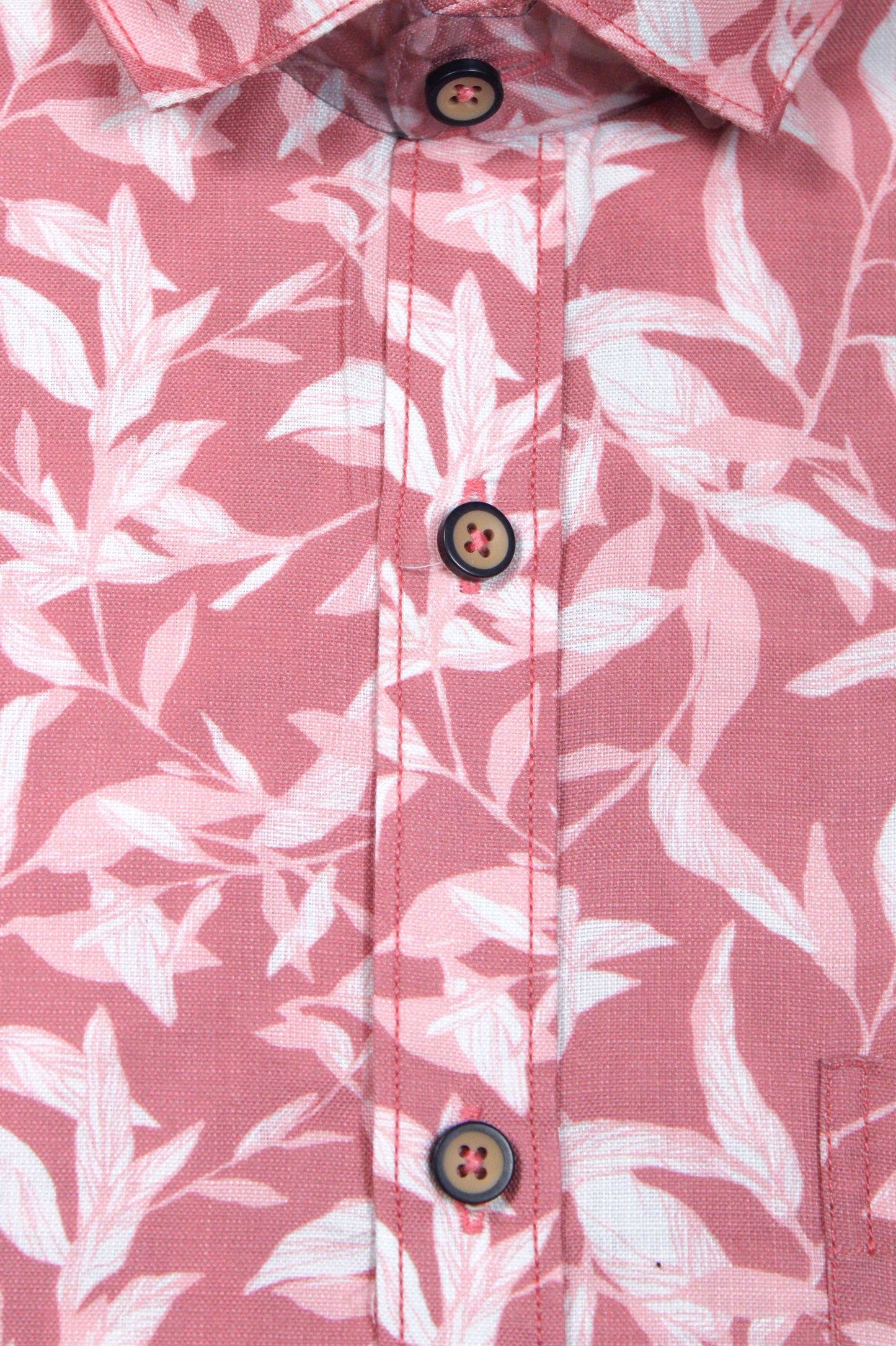 BUY NEWSMAKER SLIMFIT HALF SLEEVE PINK WHITE MEN SHIRT ONLINE