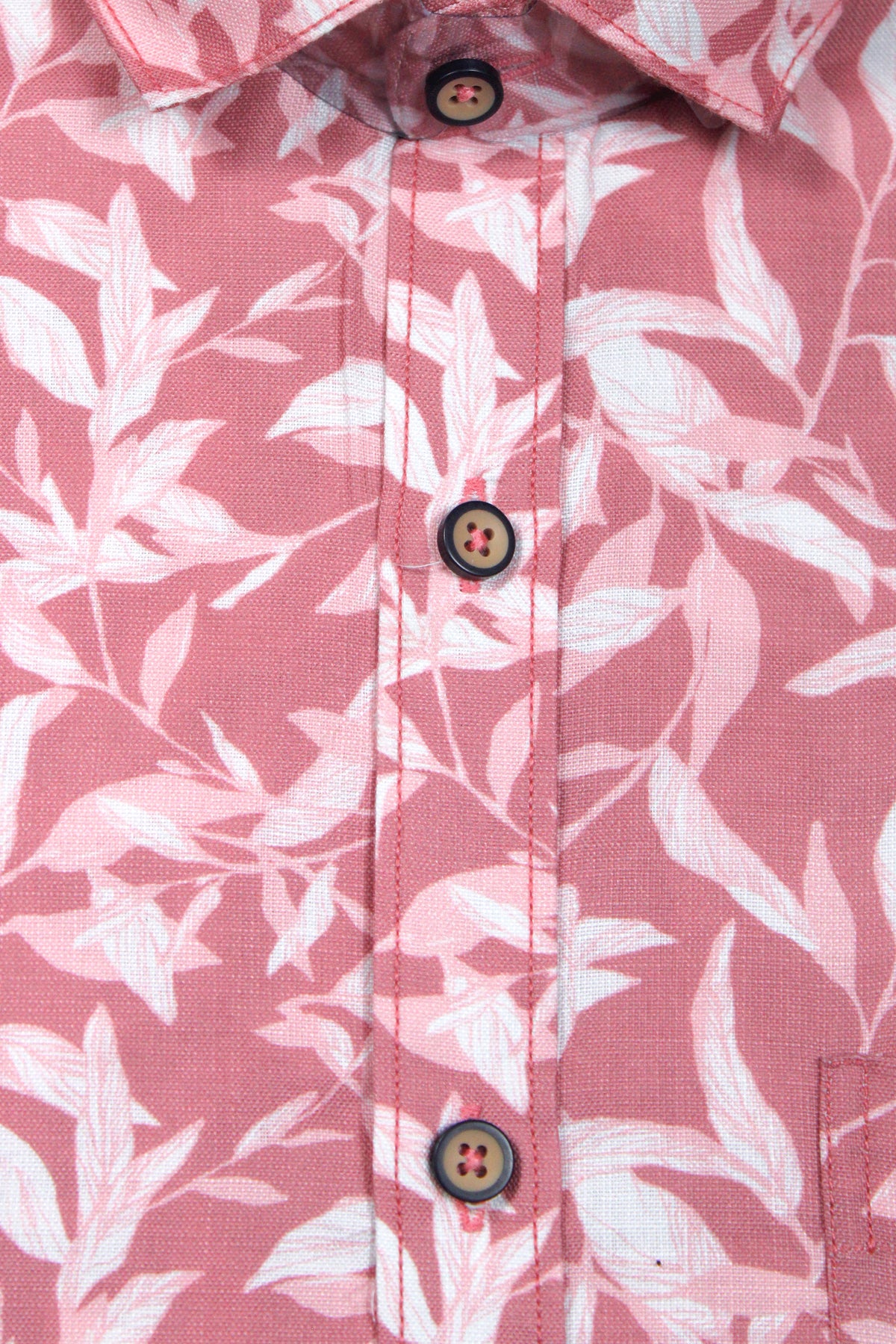 BUY NEWSMAKER SLIMFIT HALF SLEEVE PINK WHITE MEN SHIRT ONLINE