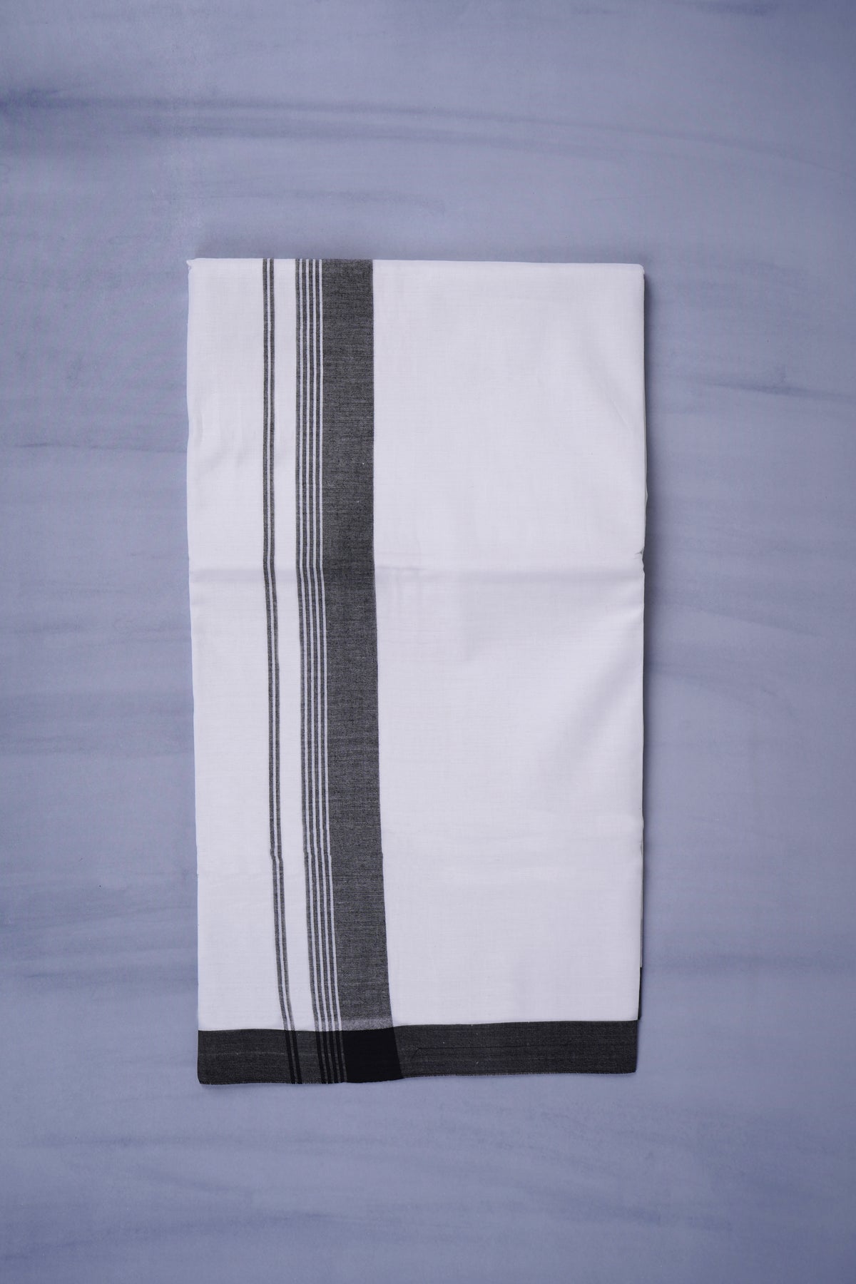 KERALOOM FINISH COTTON 327 W/D DHOTHIE 3.80 MTR - Black