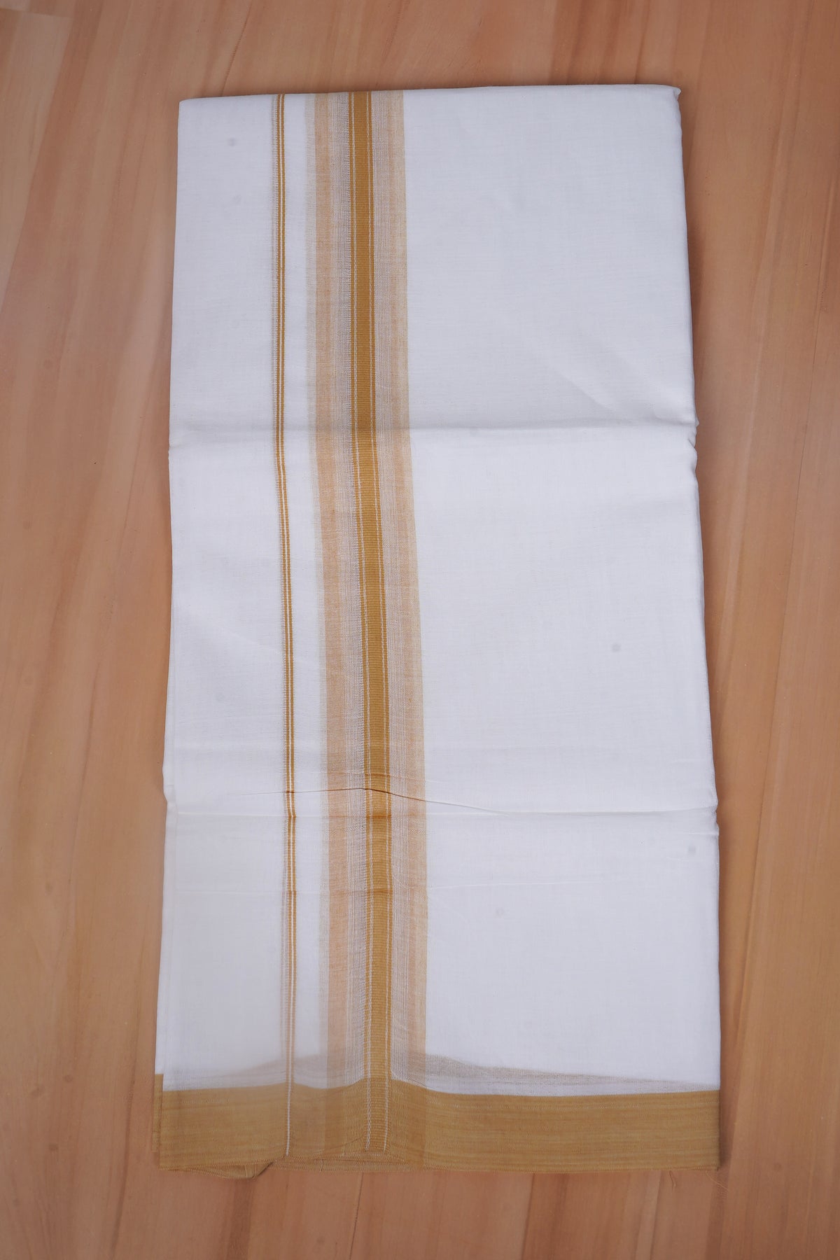 FCD-582 W/D DHOTI 3.80 MTR -Light Brown