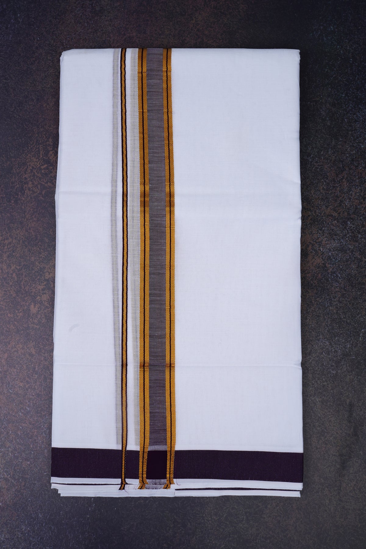 FD-172 W/D DHOTI 3.80 MTR- Black