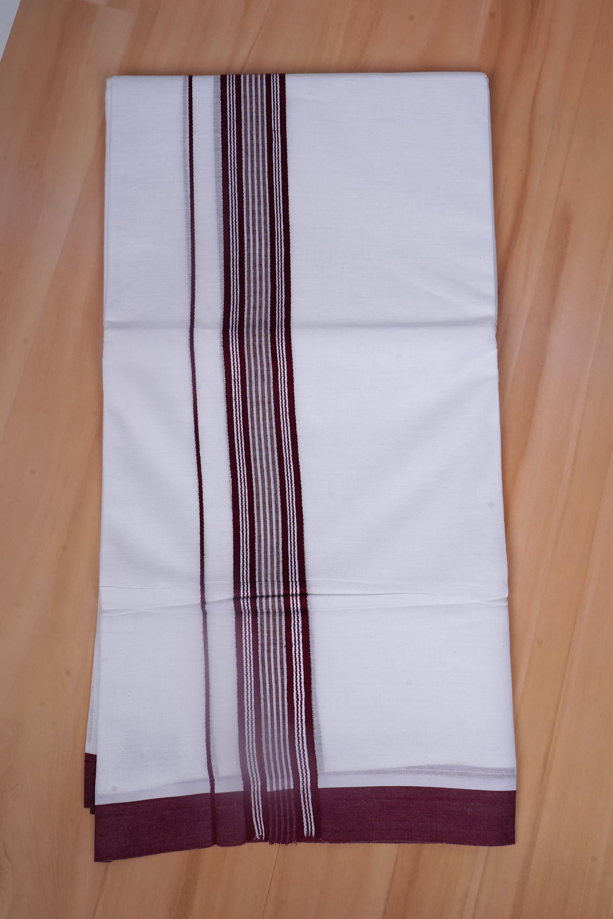 FCD-576 W/D DHOTI 3.80 MTR - Coffee Brown