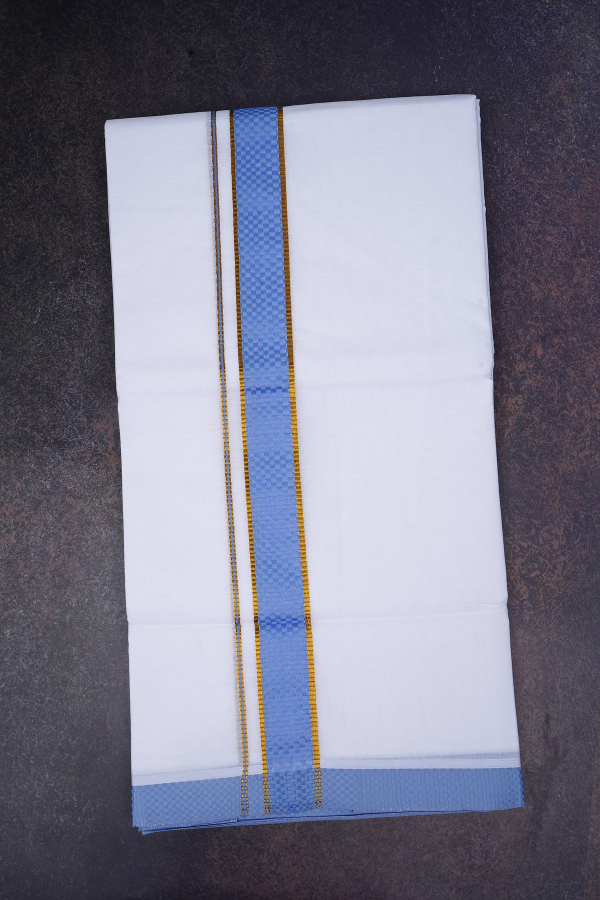 FD-200 W/D DHOTI 3.80 MTR-Blue