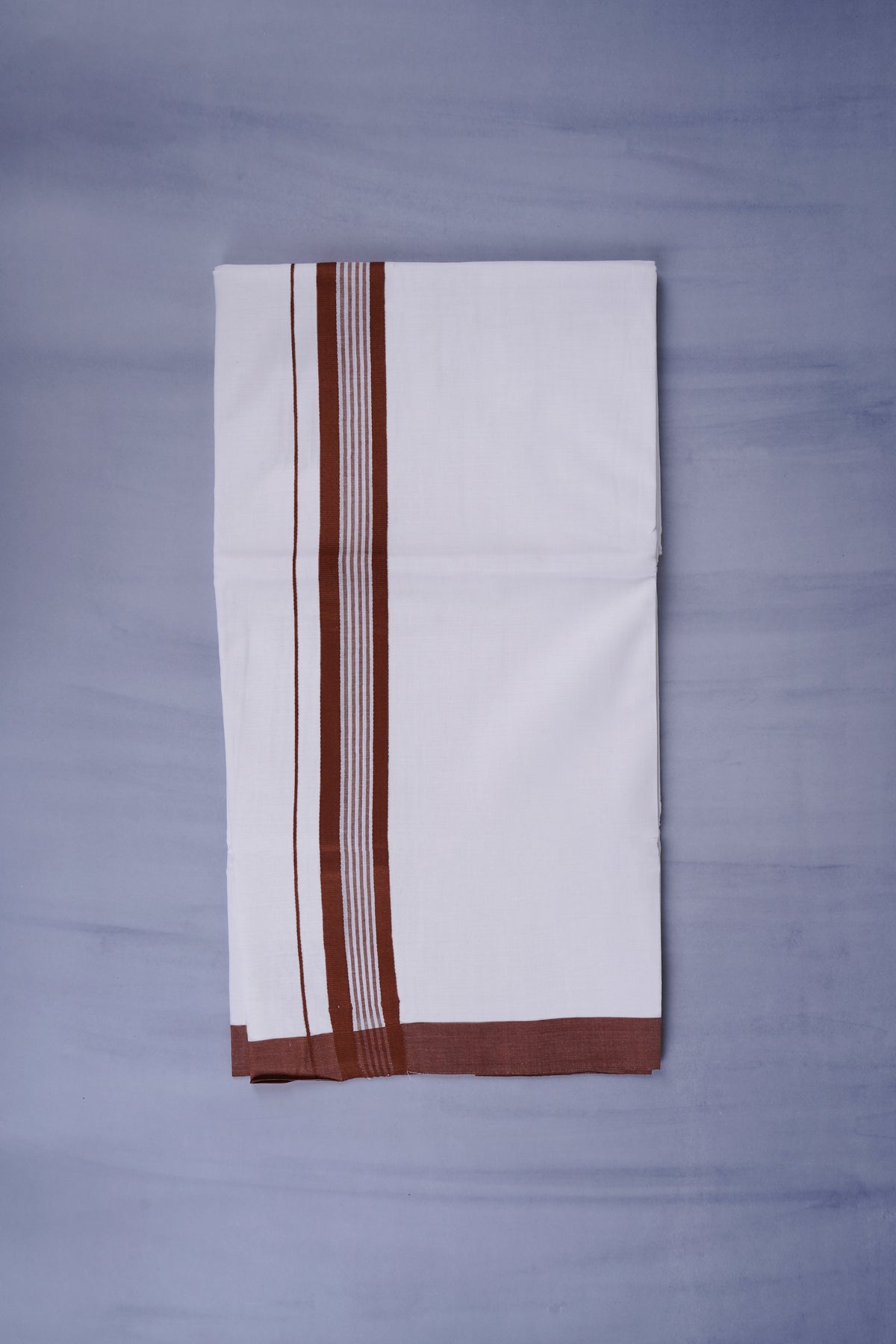 KERALOOM FINISH COTTON 331 W/D DHOTI 3.80 MTR - Maroon