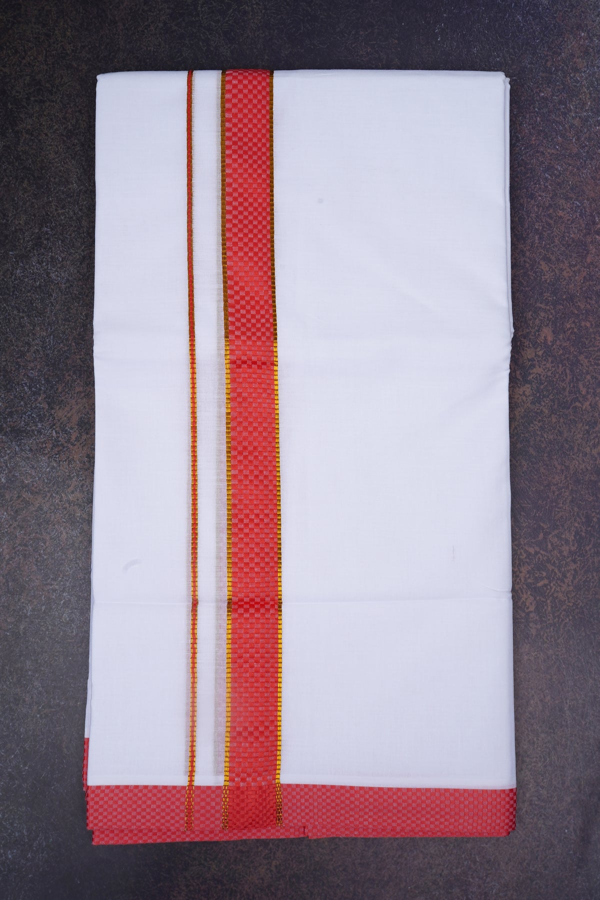 FD-200 W/D DHOTI 3.80 MTR-Red