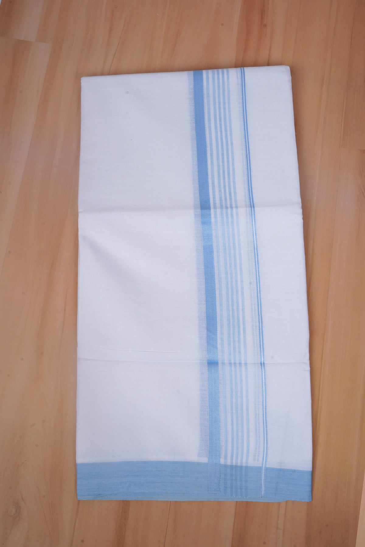 FCD-575 W/D DHOTI 3.80 MTR - Sky Blue
