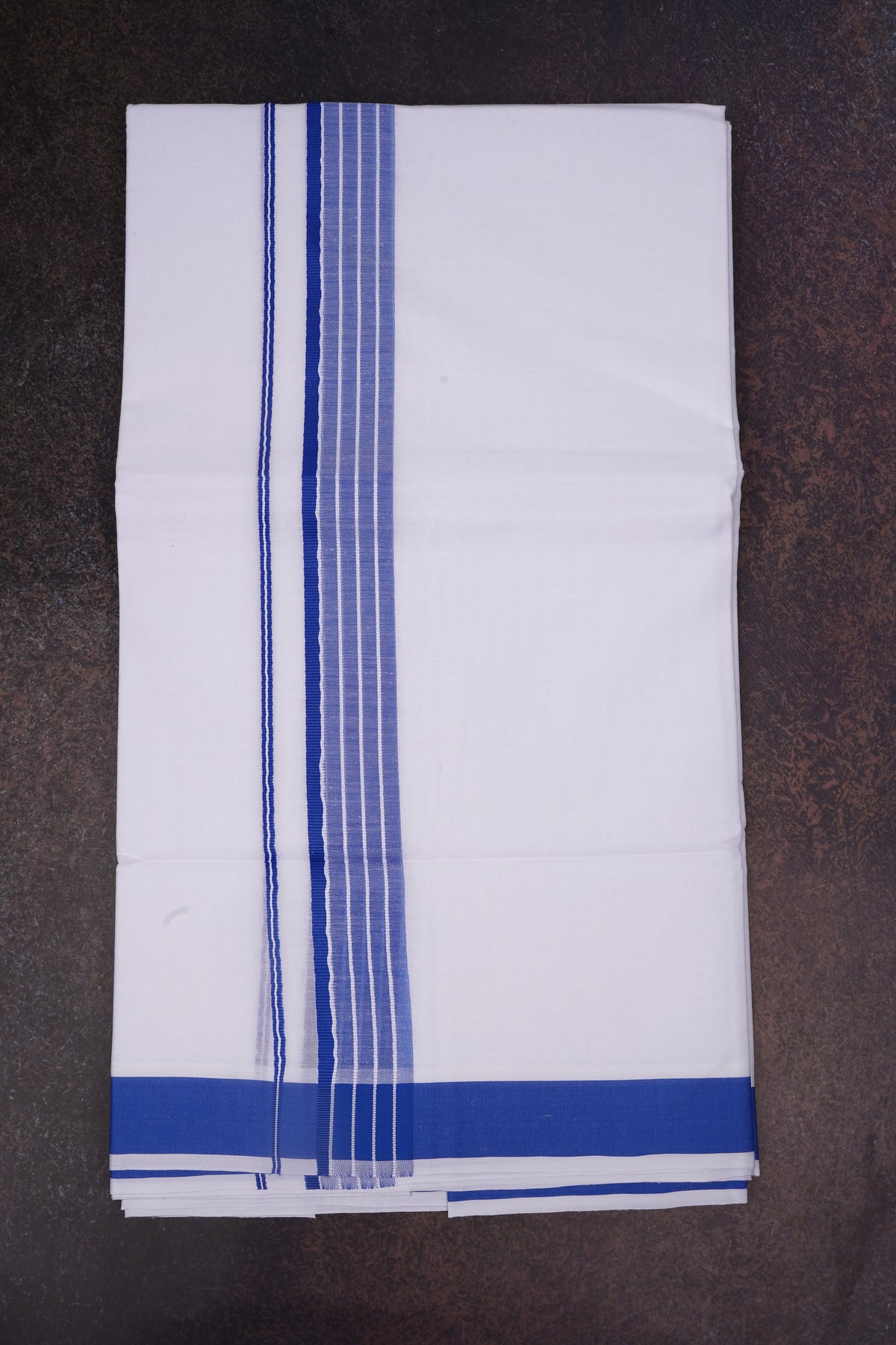 FD-133 W/D DHOTI 3.80 MTR-Blue