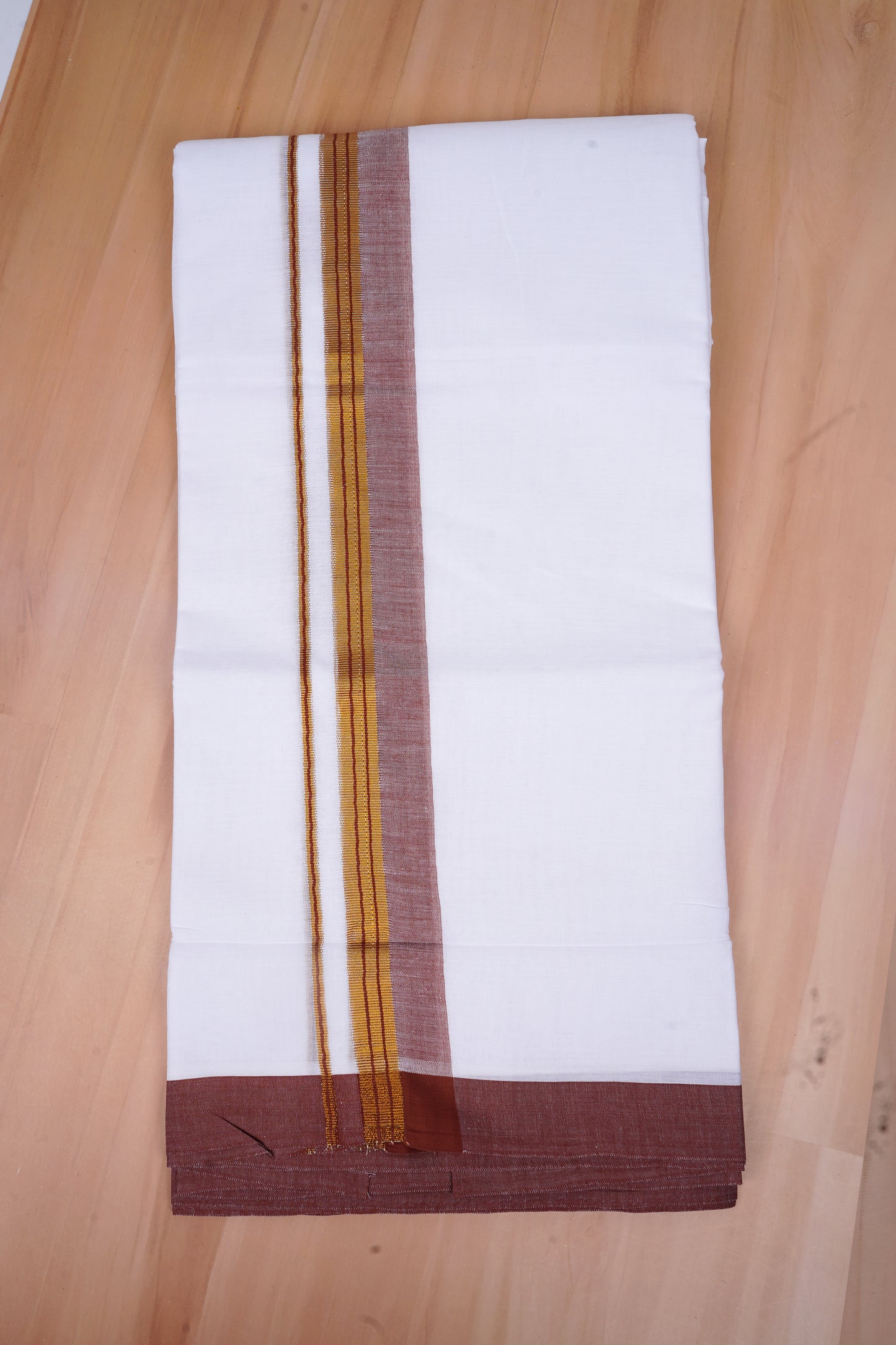 FCD-528 W/D DHOTI 3.80 MTR-Maroon
