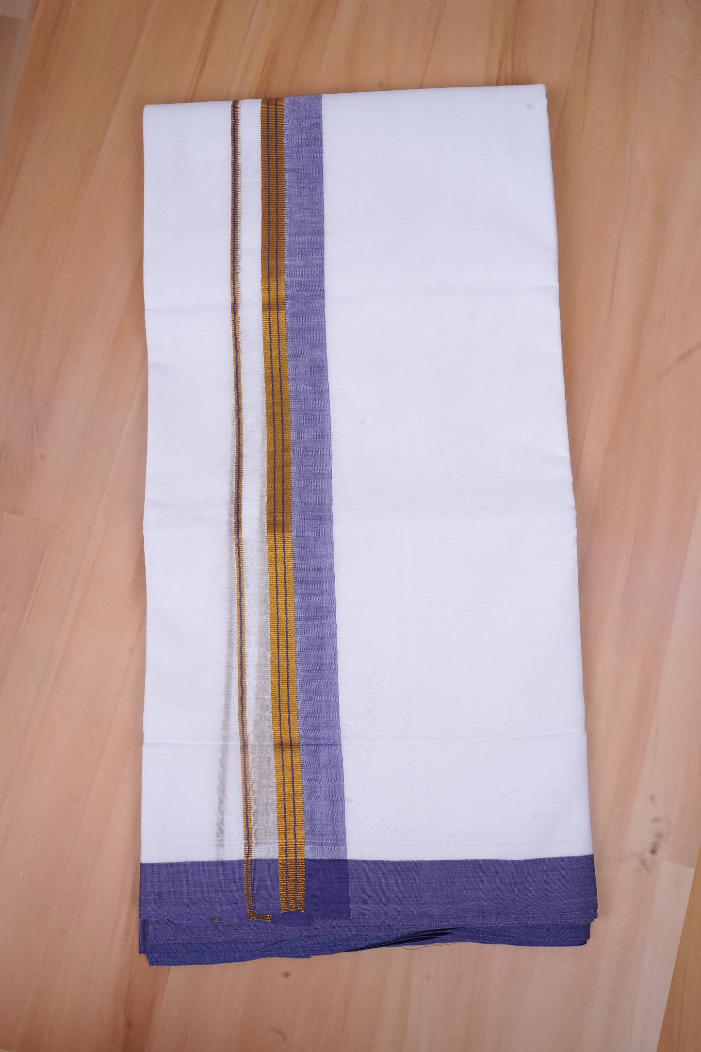 FCD-528 W/D DHOTI 3.80 MTR-Purple