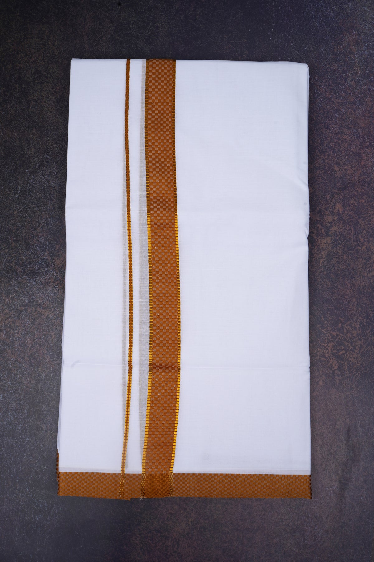 FD-200 W/D DHOTI 3.80 MTR-Brown