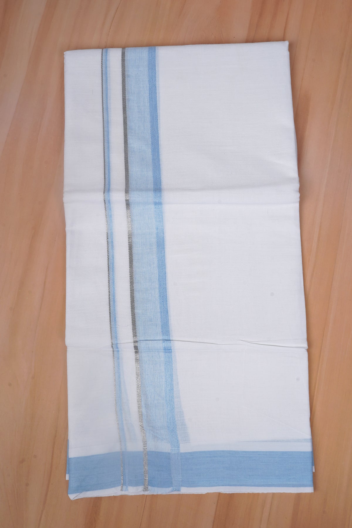 FCD-403 W/D DHOTI 3.80 MTR - Sky Blue