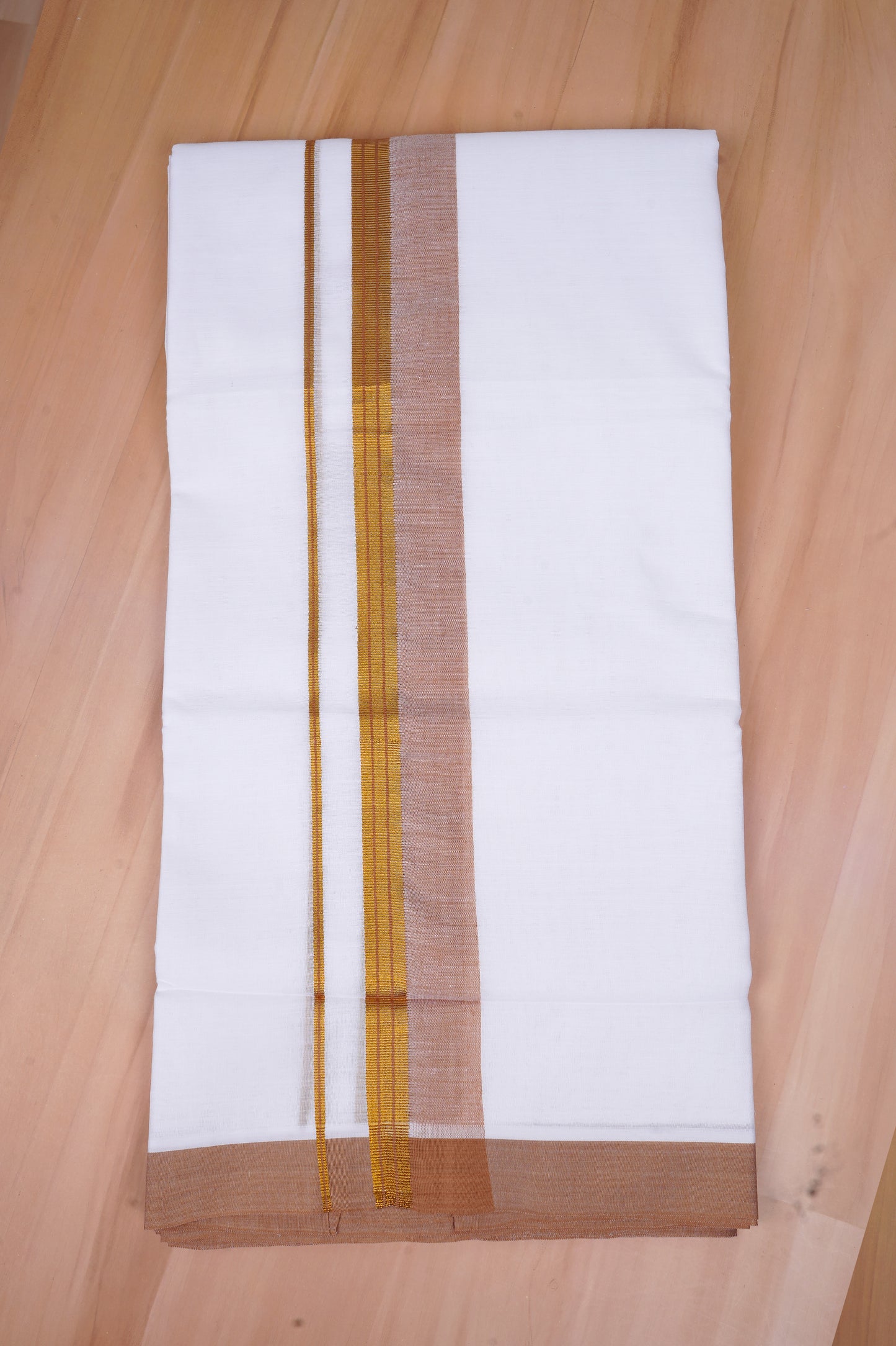 FCD-528 W/D DHOTI 3.80 MTR-Brown