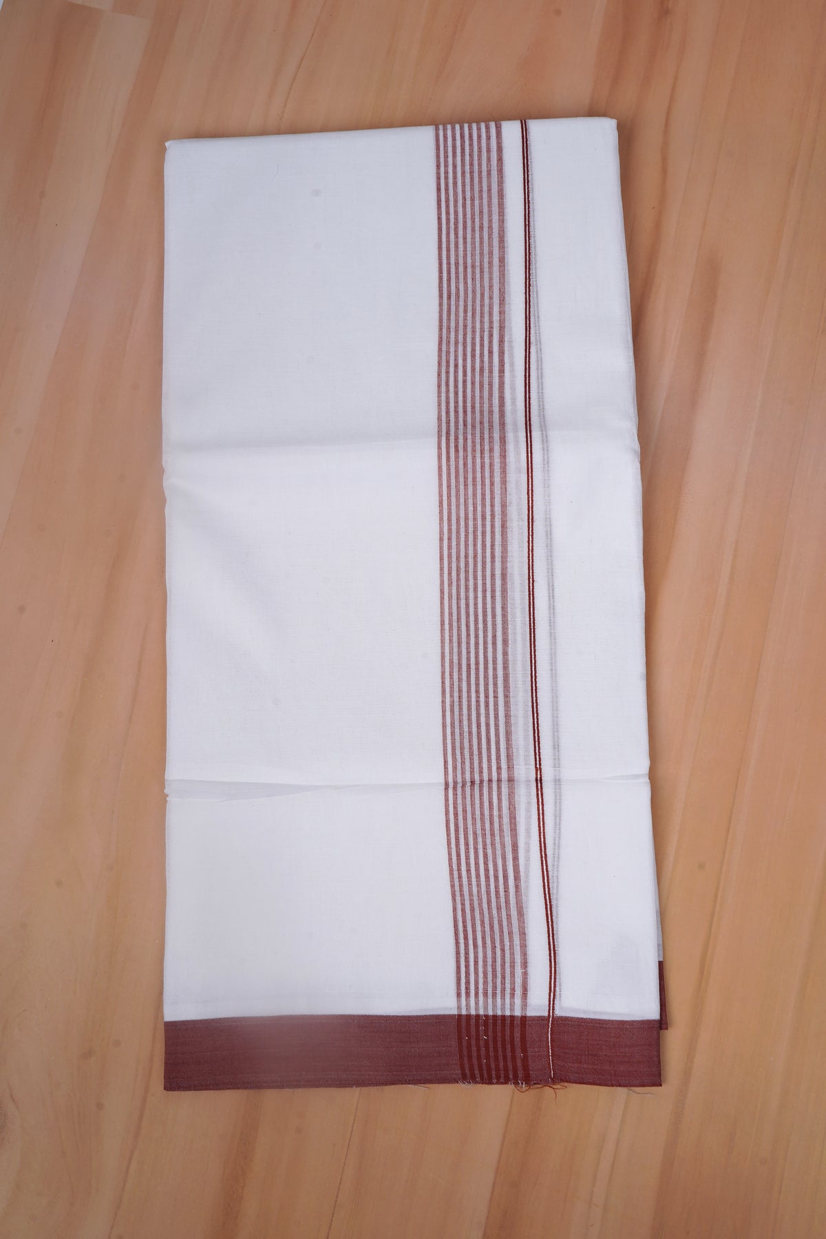 FCD-512 W/D DHOTI 3.80 MTR - Light Brown