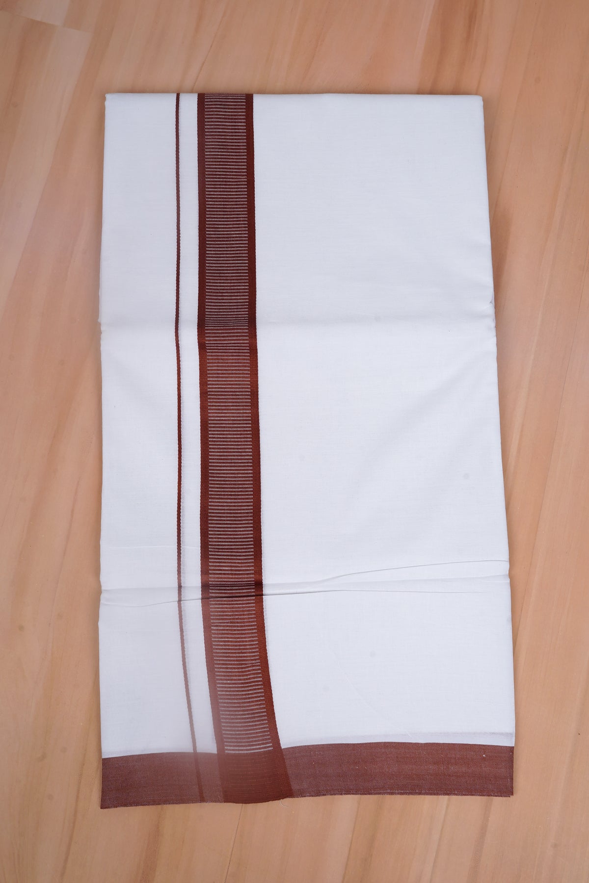 FCD-601 W/D DHOTI 3.80 MTR - Dark Brown