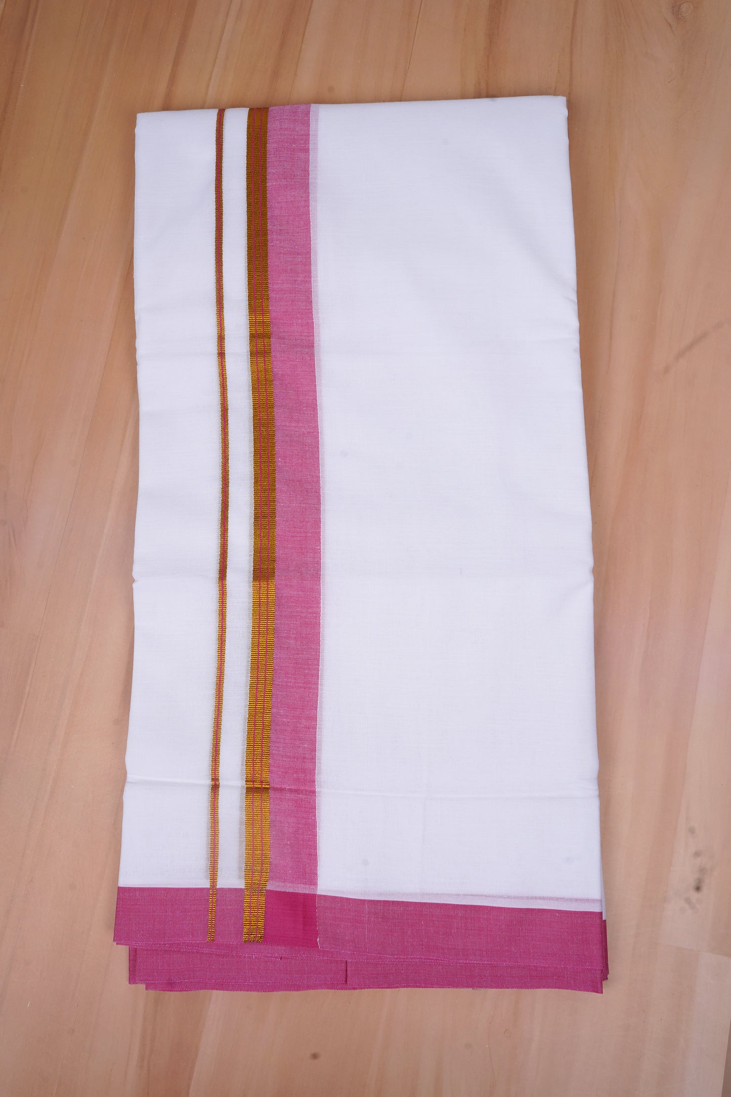 FCD-528 W/D DHOTI 3.80 MTR-Dark Pink