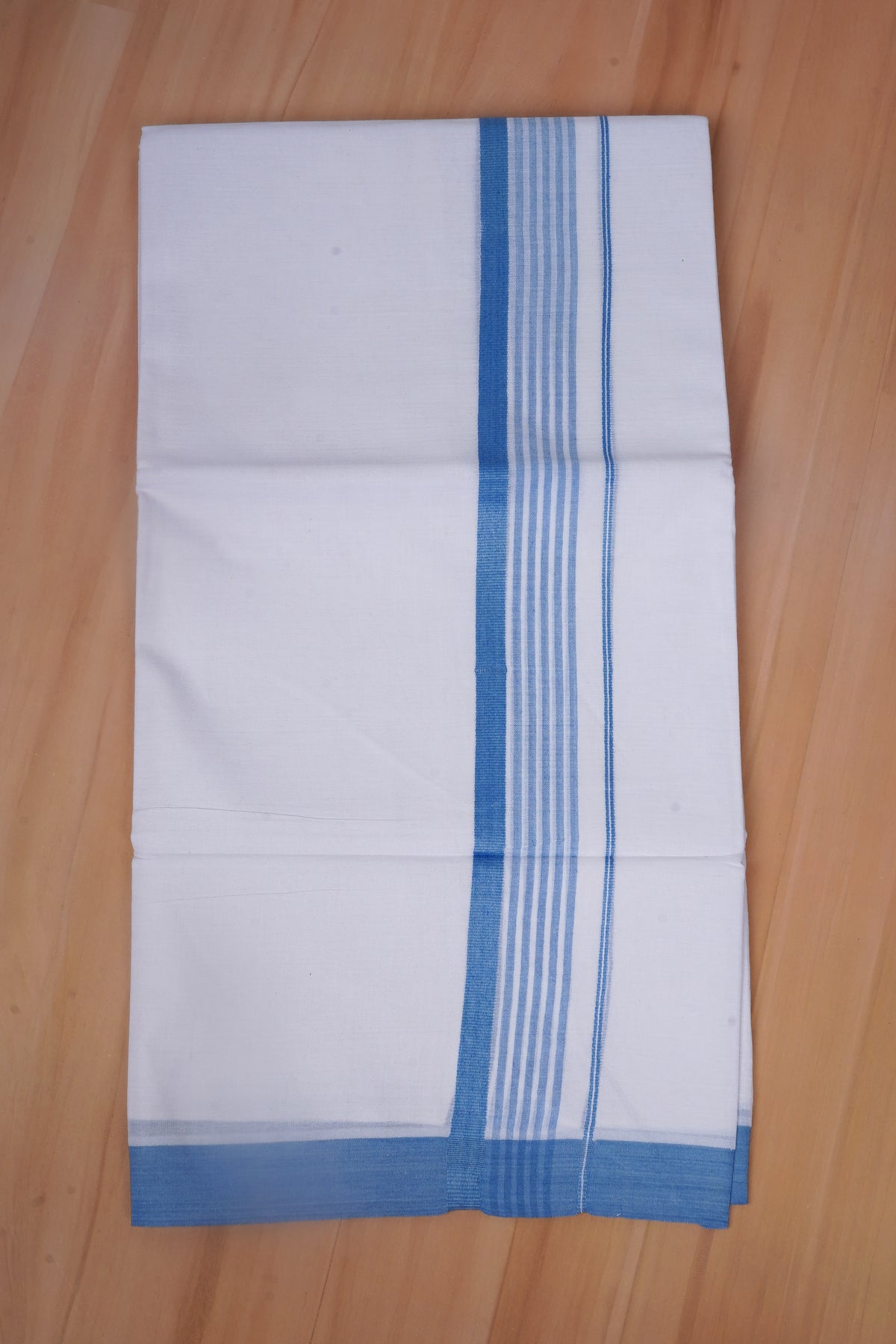 FCD-575 W/D DHOTI 3.80 MTR - Sky Blue