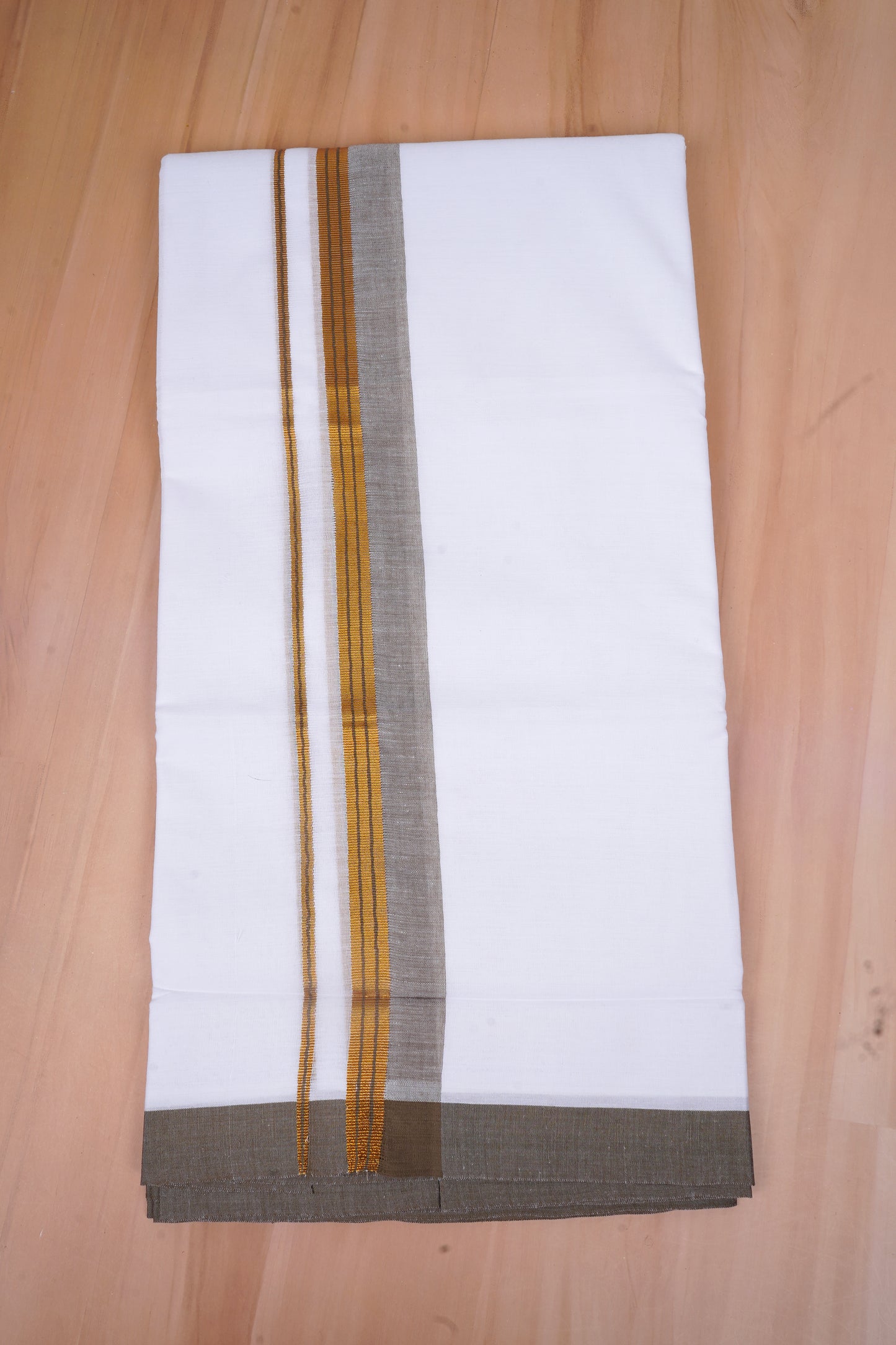 FCD-528 W/D DHOTI 3.80 MTR-Brown